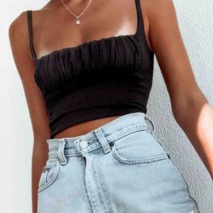 Verge Girl Rough Rider Cropped Tank Sz 6